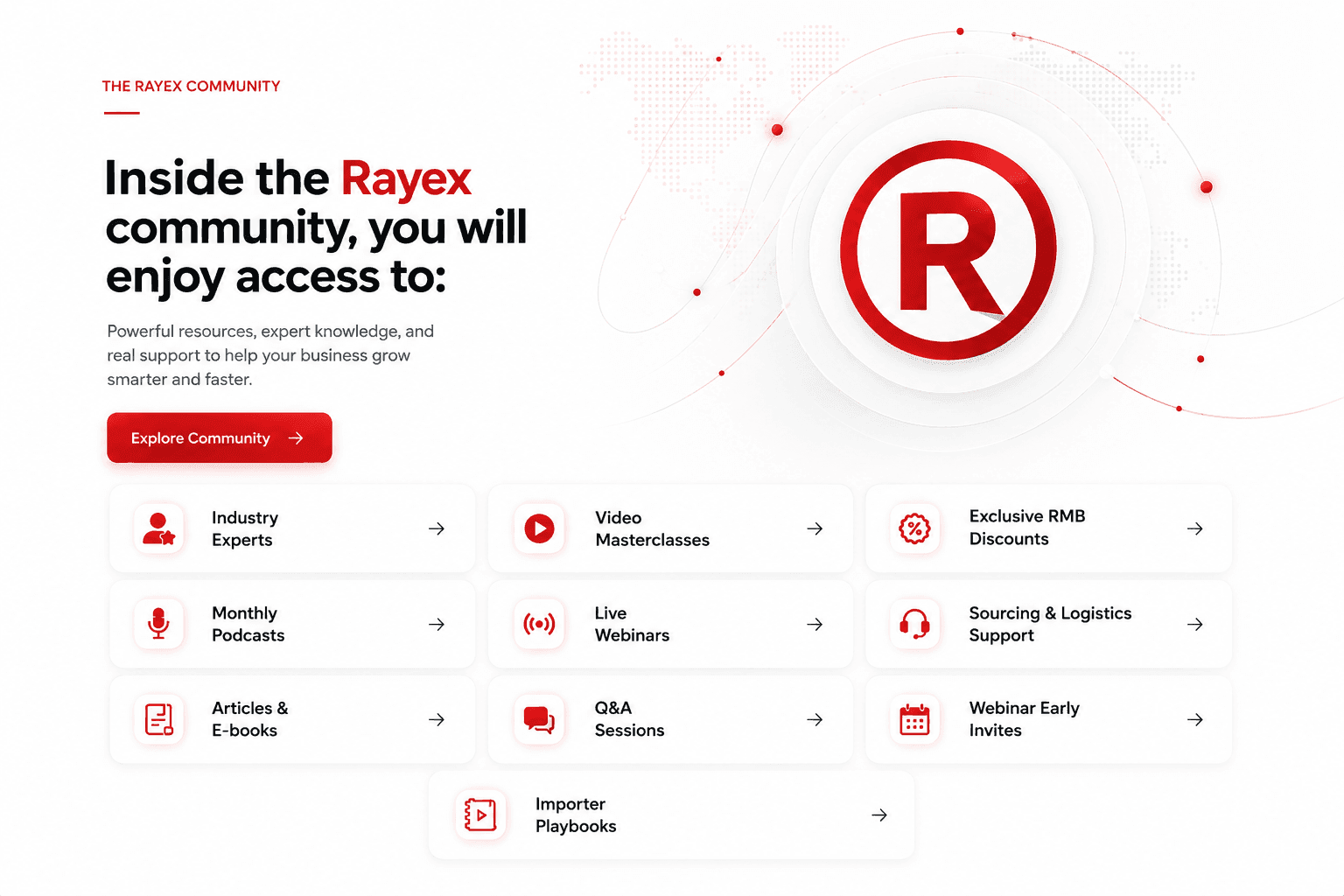 Rayex Importer Community